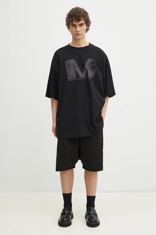 MM6 Maison Margiela tricou din bumbac negru SH0GC0048