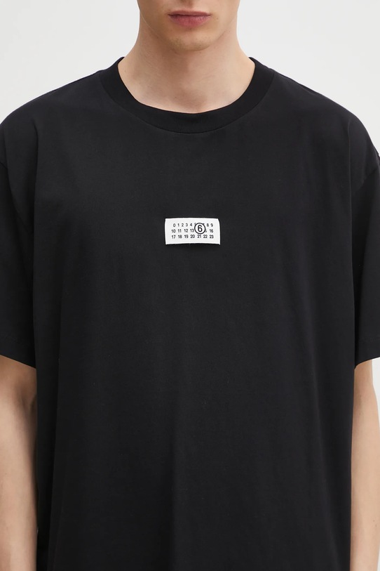 MM6 Maison Margiela cotton t-shirt black SH0GC0033