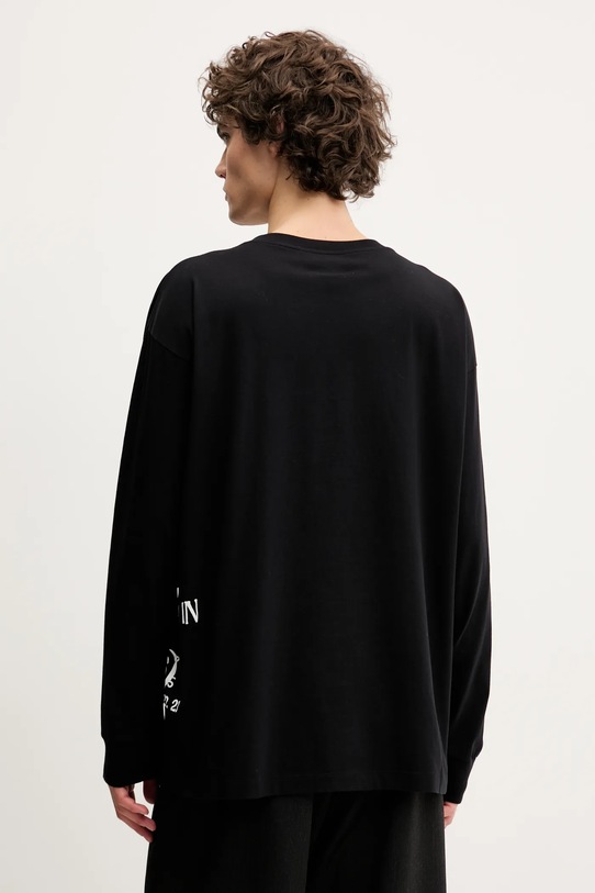 Ρούχα Βαμβακερή μπλούζα με μακριά μανίκια MM6 Maison Margiela SH0GC0047 μαύρο