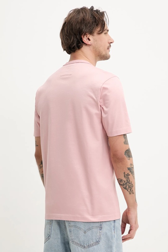 Одяг Бавовняна футболка C.P. Company 18CMTS107A110301W рожевий