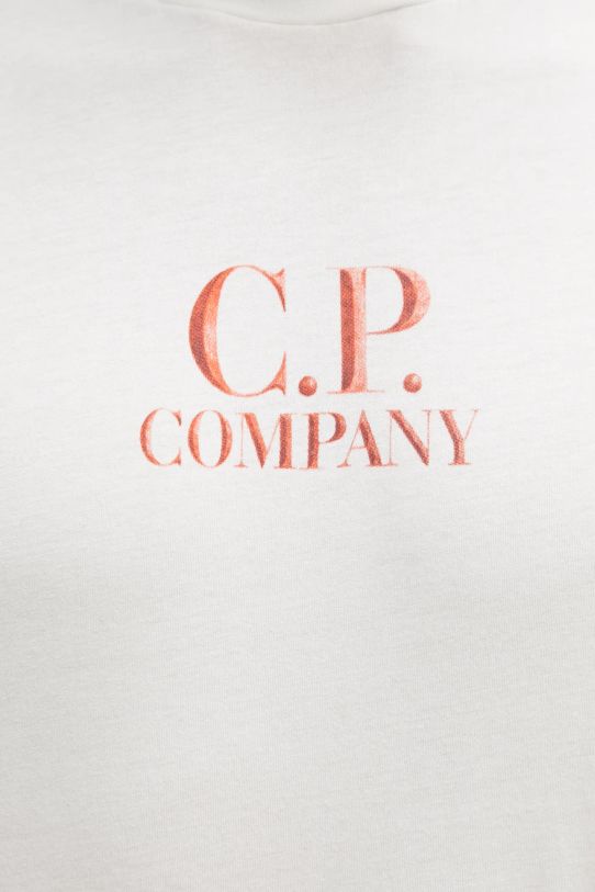 C.P. Company t-shirt bawełniany 18CMTS141A005100W biały