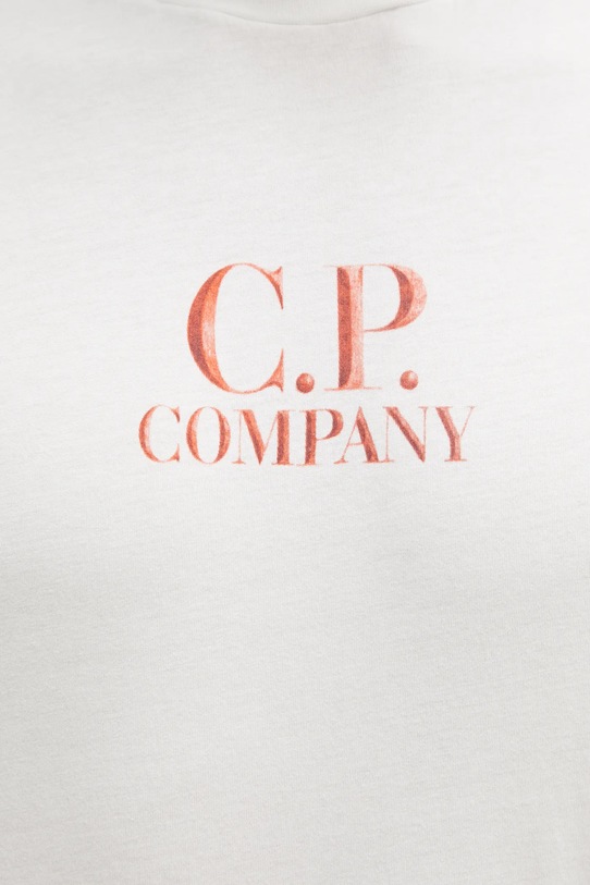 C.P. Company t-shirt bawełniany 18CMTS141A005100W biały