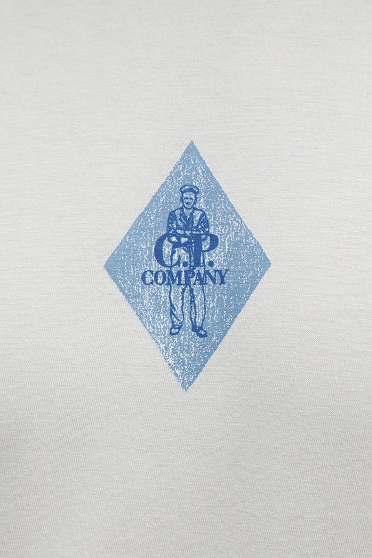 Βαμβακερό μπλουζάκι C.P. Company 18CMTS144A006586W γκρί