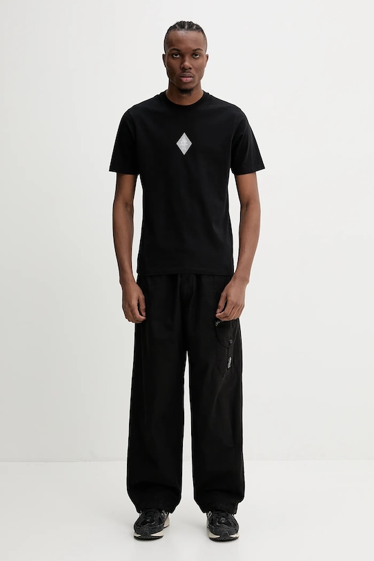 C.P. Company t-shirt bawełniany 18CMTS144A006586W czarny SS25