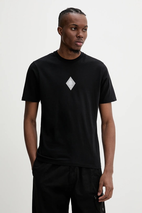 Odzież C.P. Company t-shirt bawełniany 18CMTS144A006586W czarny