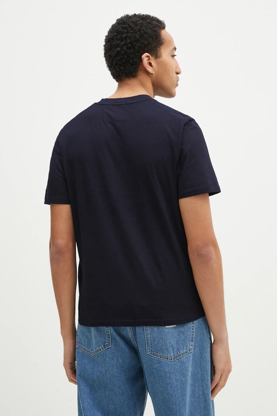 Îmbrăcăminte C.P. Company tricou din bumbac 18CMTS187A110056W bleumarin