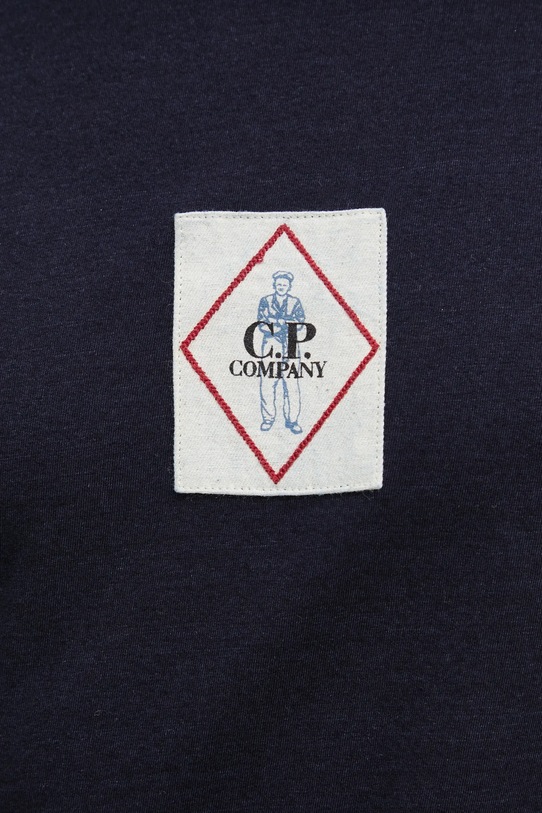C.P. Company tricou din bumbac 18CMTS187A110056W bleumarin