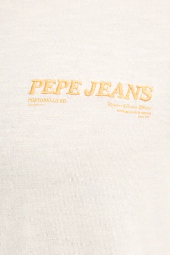 Бавовняна футболка Pepe Jeans PACEY PM509724 бежевий