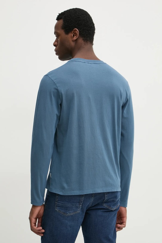 Oblečení Bavlněné tričko s dlouhým rukávem Pepe Jeans JACKO LONG PM509752 modrá