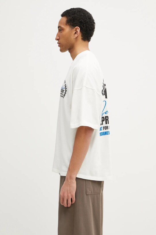 Represent t-shirt bawełniany Out Of The Shadows MLM41058.72 biały SS25