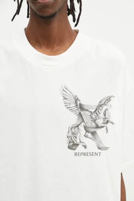 Abbigliamento Represent t-shirt in cotone Elegance In Motion MLM41066.72 bianco