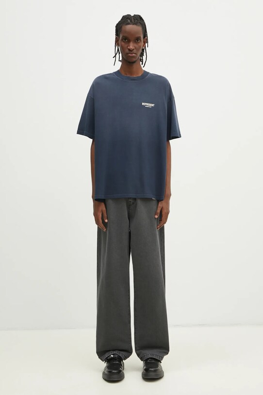 Represent t-shirt in cotone Owners Club blu navy OCM41114.224