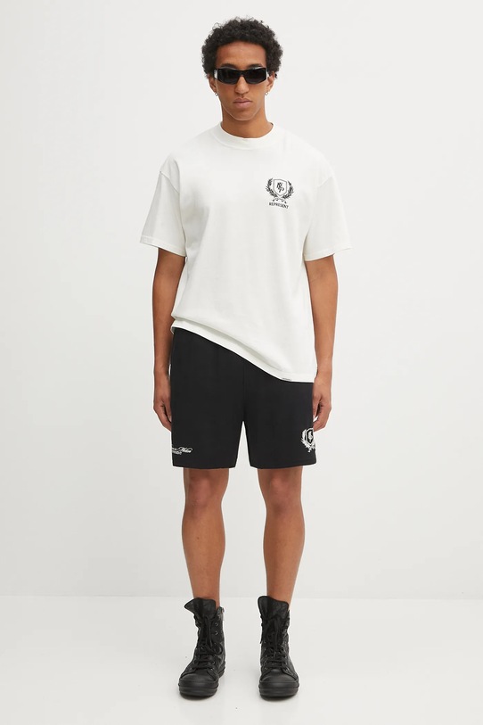 Represent t-shirt bawełniany Crest MLM41069.72 beżowy