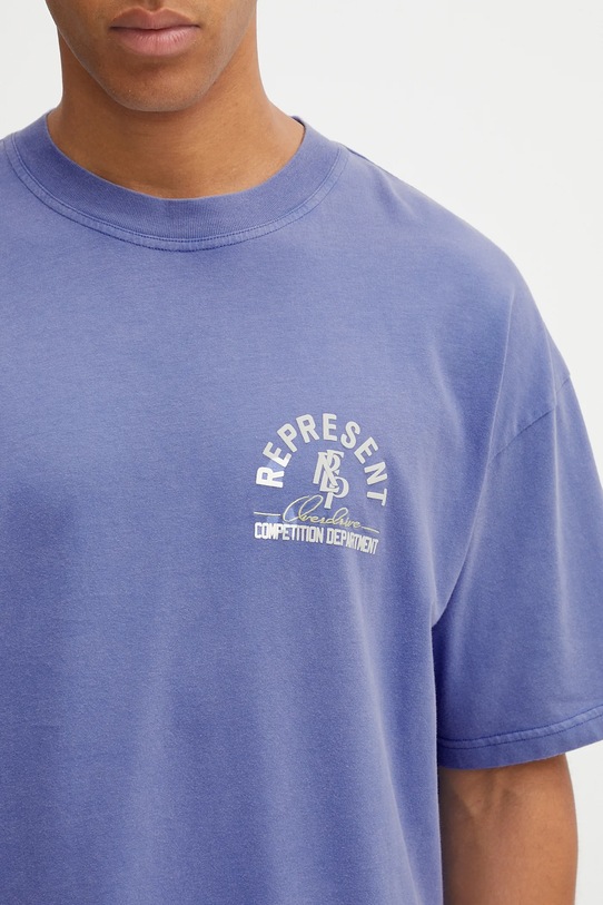 Pamučna majica Represent Competition Department plava MLM41061.09