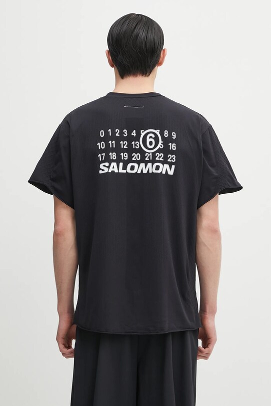 Одежда Футболка MM6 Maison Margiela x Salomon SH0GC0051 чёрный