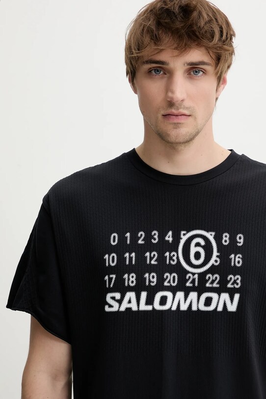 MM6 Maison Margiela t-shirt nero SH0GC0051