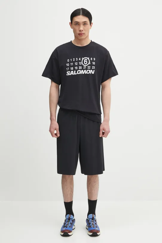 Футболка MM6 Maison Margiela x Salomon SH0GC0051 чёрный