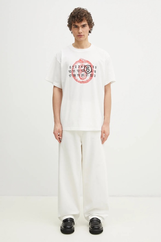 MM6 Maison Margiela t-shirt in cotone SH2GC0020 bianco