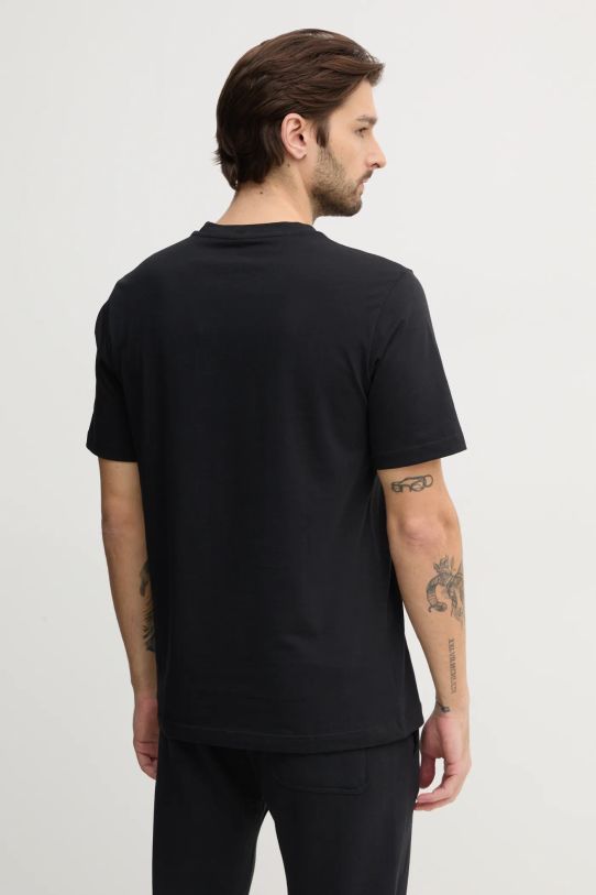 Oblečení Bavlněné tričko adidas Camo JN1403 černá