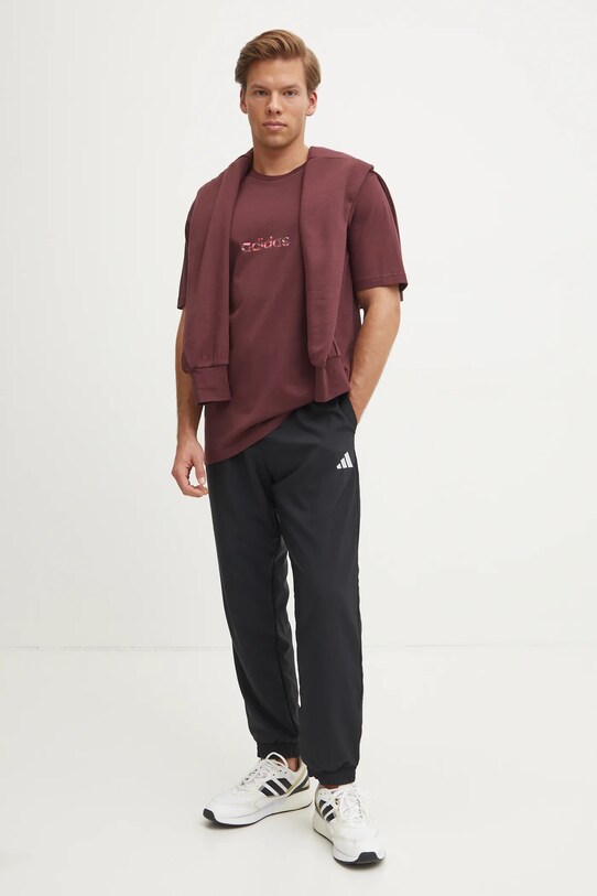 adidas tricou din bumbac Camo JN1404 rosu SS25