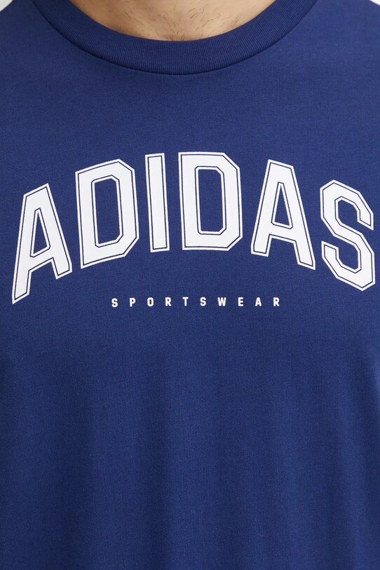 adidas tricou din bumbac M C COLLE Collegiate JM0382 bleumarin