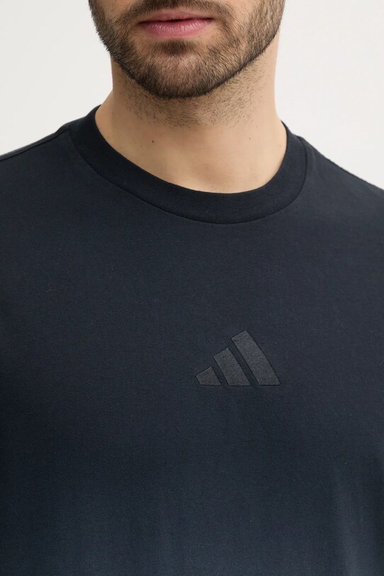 Хлопковая футболка adidas ALL SZN Dip Dye JJ3694 серый
