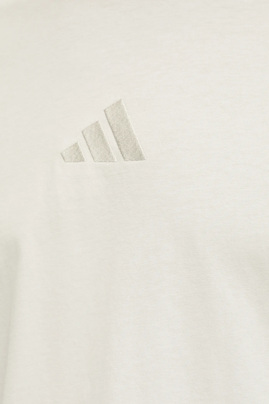 Памучна тениска adidas ALL SZN Dip Dye JJ3696 бежов