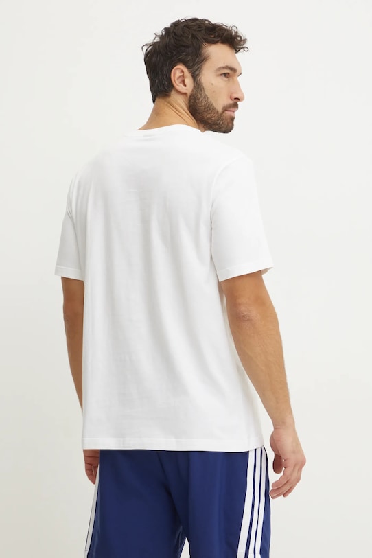 Odzież adidas t-shirt bawełniany Future Icons JD4913 beżowy