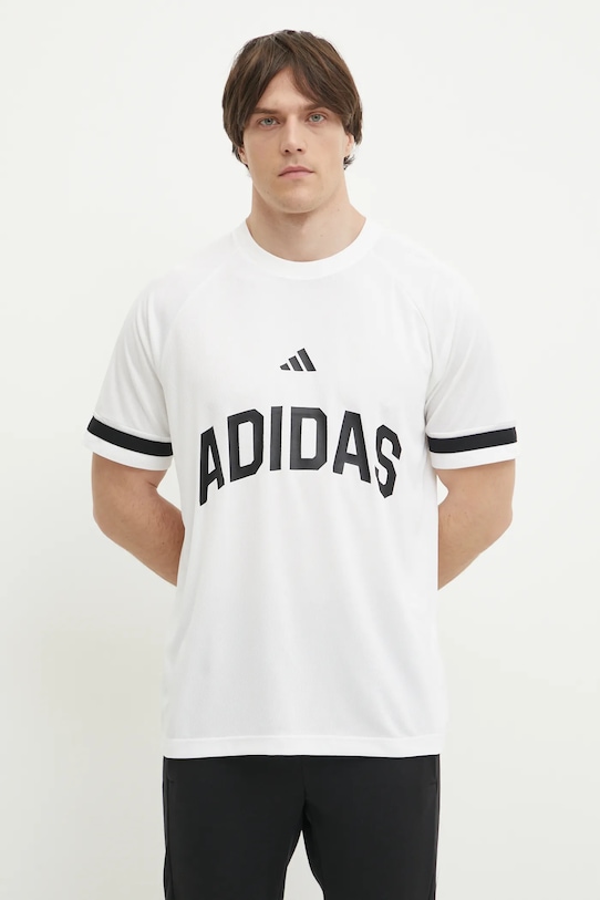 adidas tricou US Sports print alb JD8099