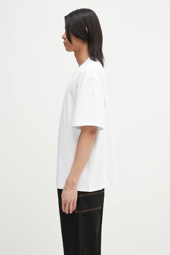 Хлопковая футболка Fiorucci Lollipop Heart Print Boxy Fit T-Shirt U02SPTSH103CJ01WH03 белый SS25