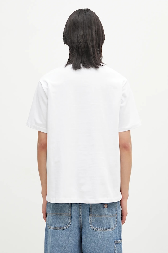 Ρούχα Βαμβακερό μπλουζάκι Fiorucci Label Regular Fit T-Shirt U02SPTSH323CJ01WH01 λευκό