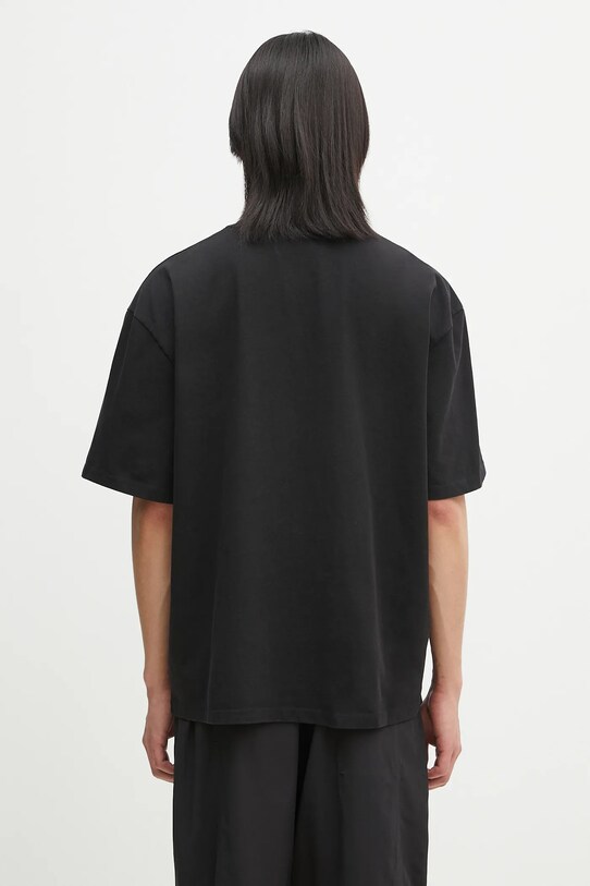 Одежда Хлопковая футболка Fiorucci Curly Lollipop Logo Boxy T-Shirt U02SPTSH103CJ01BK02 чёрный