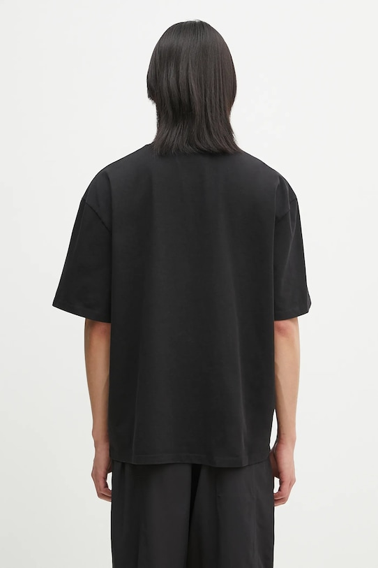 Abbigliamento Fiorucci t-shirt in cotone Curly Lollipop Logo Boxy T-Shirt U02SPTSH103CJ01BK02 nero