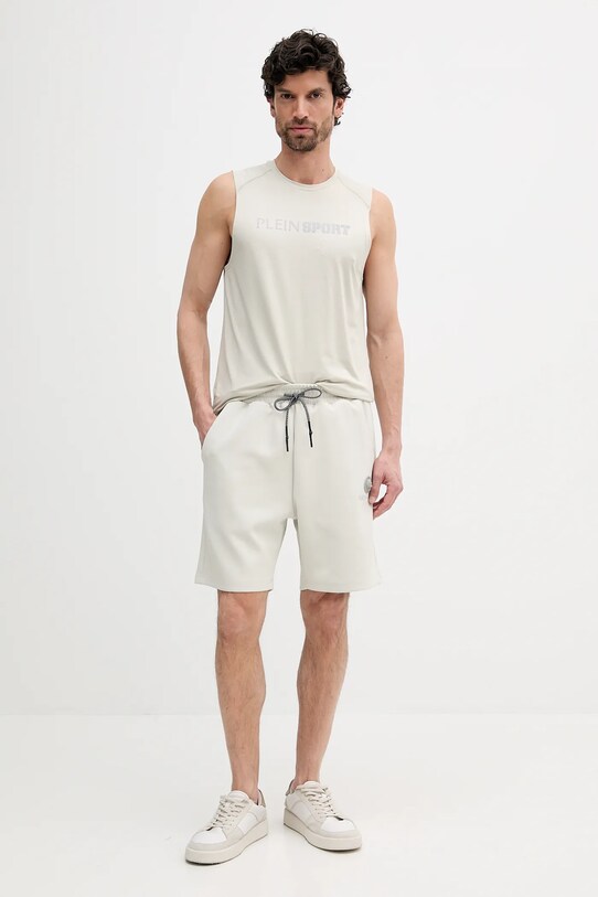 PLEIN SPORT tricou SAEC.MTK7986.STE003N bej SS25