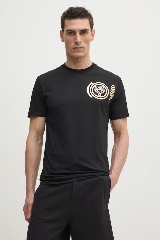 Odzież PLEIN SPORT t-shirt bawełniany SAEC.MTK8011.STE001N czarny