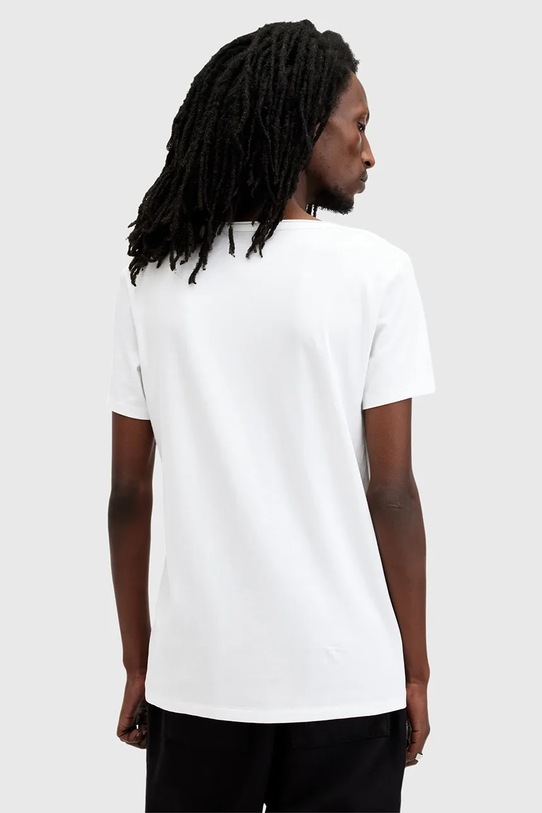 Odjeća Pamučna majica AllSaints FARIS M017JB bijela