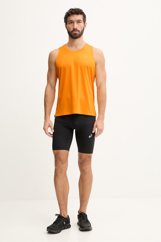 Asics t-shirt do biegania Core 2011D223 pomarańczowy SS26