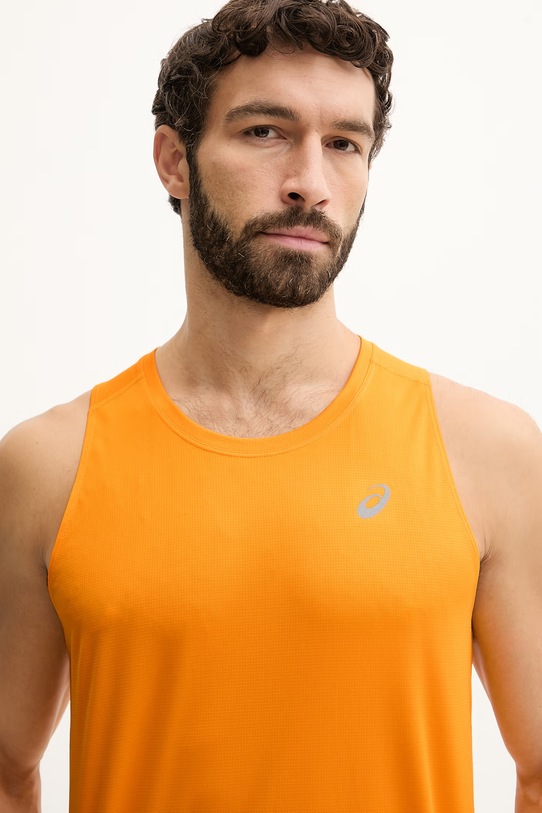 Asics t-shirt do biegania Core pomarańczowy 2011D223