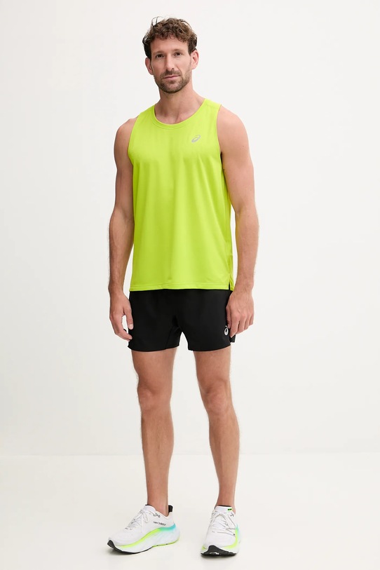 Asics t-shirt do biegania Core 2011D223 zielony AW25