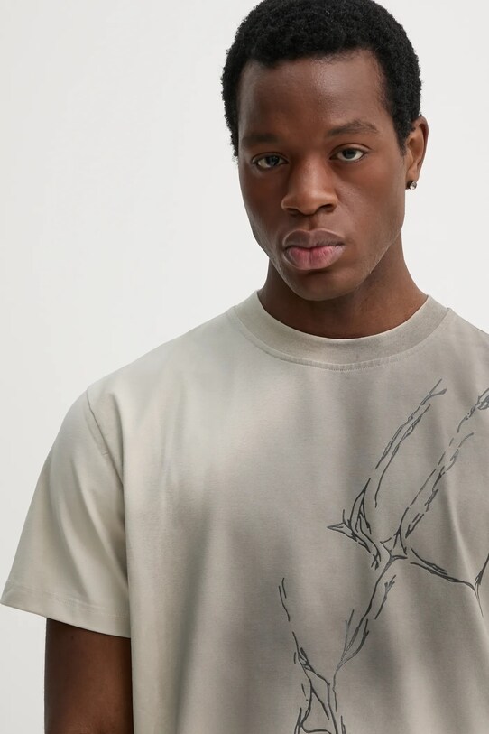 Heliot Emil t-shirt beige SS25.M.09.129.ST18