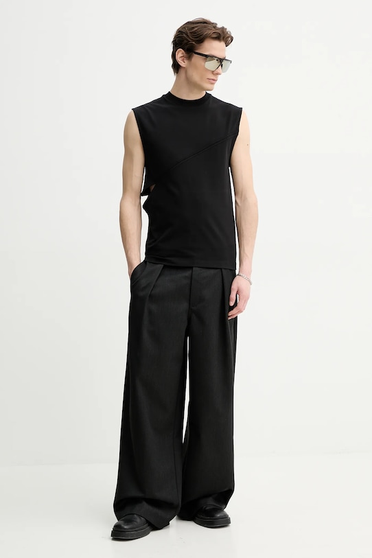 Heliot Emil tricou SS25.M.09.136.BLK01 negru SS25