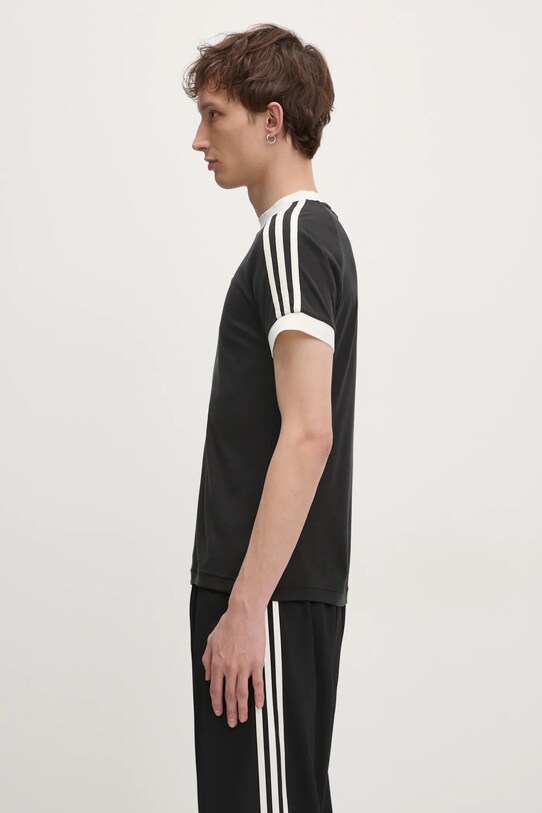 adidas Originals tricou din bumbac Premium Cali Tee JC6361 negru SS25