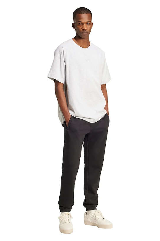 Bavlněné tričko adidas Originals Premium Essentials Tee JD3275 šedá SS25