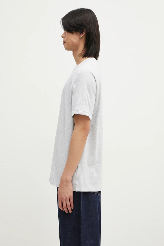 Pamučna majica adidas Originals Premium Essentials Tee JD3275 siva SS25
