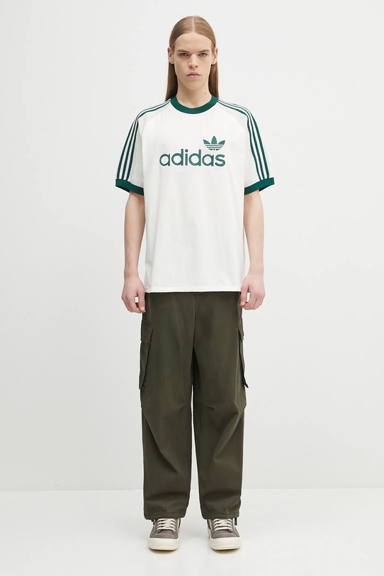 adidas Originals t-shirt Premium Knitted Tee JD3407 beige