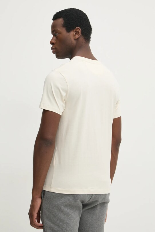 Odzież Hackett London t-shirt bawełniany HM500858 beżowy