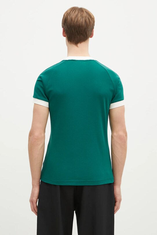 Футболка с примесью шерсти adidas Originals Cali Tee JM3587 зелёный SS25