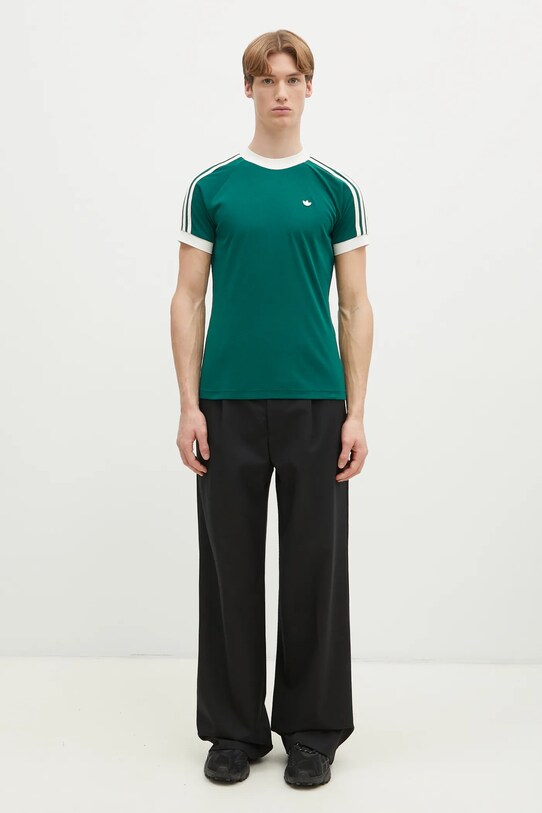adidas Originals wool blend t-shirt Cali Tee green JM3587