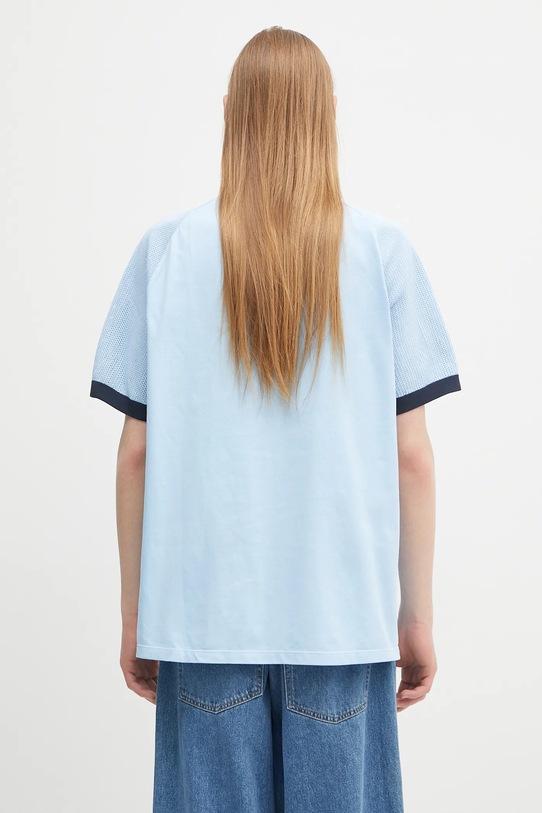 Oblečení Tričko adidas Originals Premium Knitted Tee JN5557 modrá