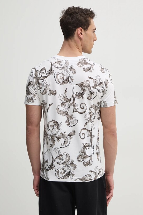 Îmbrăcăminte Versace Jeans Couture tricou din bumbac 78GAH6S0.JS458 alb